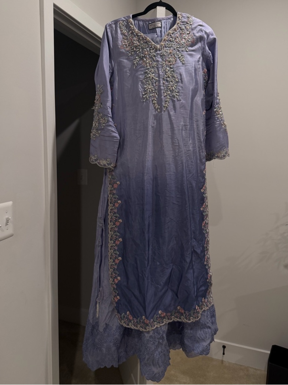 AJR Raw Silk Fancy Pakistani Outfit